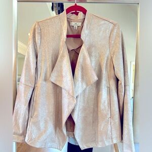 Halston size small metallic jacket